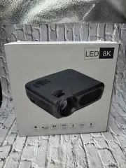 Outdoor LED 8K Movie Projector Bundle - Android 9.0, Dual WiFi, HDR10+, AI Voice
