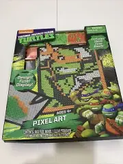 Nickelodeon Teenage Mutant Ninja Turtles Pixel Art 1500 Fuse Beads Age 4+ NEW
