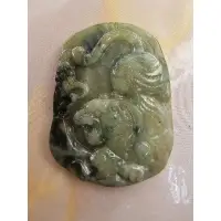 在飛比找蝦皮購物優惠-綠豆青玉 虎牌 🐯🐯🐯下山虎👍 收藏品👍（B46）