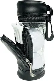 Golf Ball Bag - Portable Golf Ball Case, Golf Tee Bag with 3 Balls, Golf Tee Holder for Bags, Golf Tee Bag, Golf Ball Collector, Golf Accessories for Golf Training, Training and Competition
