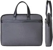 [HAMKVBPR] Messenger Bag Mens Briefcase Portable Document Bag Canvas Briefcase for Work Business