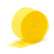 Crepe Streamer Yellow
