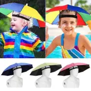 Elastic band Head Umbrella Hat Windproof Head Hats New Umbrella