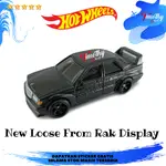 HITAM HOT WHEELS PREMIUM MERCEDES BENZ 190E 黑色新款散裝展示櫃