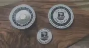 The Pebble Beach Links Magnetic Yardage & Ball Marker Holder- Two Sided BM