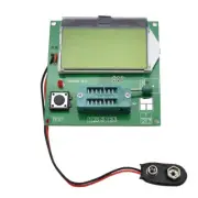 Frequency ESR/LCR/RLC/PWM Square Wave Generator LCD GM328A Transistor Tester