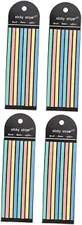 SEWACC 2pcs 2 Reading Highlight Strips Bookmarks for Books Tabs Page Markers Ideal for Boys and Girls