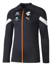 Carlton Blues AFL PUMA Mens Training FZ Jacket | Navy by Sporting House