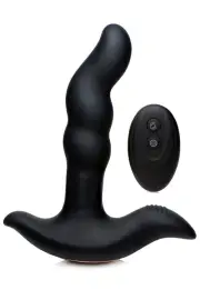 Prostatic Play 6.75" Curved Rotating Prostate Massager with Remote
