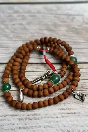 Tibetan Bodhi Seeds Mala 108 Pcs 9mm Seeds Collected from Himalayan Mountain