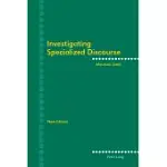 INVESTIGATING SPECIALIZED DISCOURSE: THIRD REVISED EDITION