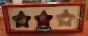 Brand New & Rare Set 3 Star Votive Pfaltzgraff Candle Holders Winterberry Holly