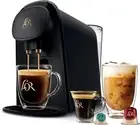 L'OR Coffee & Espresso Machine Combo Fully Automatic Single-Serve Brewer, Black