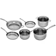 Swiss Diamond Premium Steel Stainless Steel Cookware 6 Piece Set