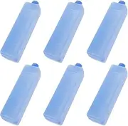 6pcs : Cooling and Fresh Keeping - Multi-Functional Reusable Ice Packs for Cool Bags/Lunch Boxes Cold Chain Transport Supply
