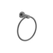 Amelie Deluxe Hand Towel Ring Gun Metal BDO1980GM