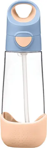 B.Box Bottle with Straw 600 ml peach straw bottle