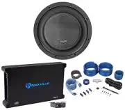 American Bass XR-10D4 2000w 10" Competition Subwoofer+Mono Amplifier+Amp Kit