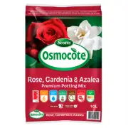 4 X scotts osmocote 10l rose gardenia azalea premium potting mix