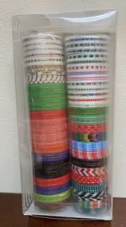 Brand New - 52 Rolls Assorted Colors Patterns Washi Tape for Journaling