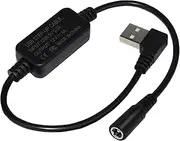 HUZUM Heated Jacket Adapter Charger USB Voltage Step Up Cable for Metabo, Milwaukee, Dewalt, Makita, Snap-on, Revean, Craftsman,Ryobi, Rigid, AEG(USB Step-Up Cable Only Working for 12V Jackets)