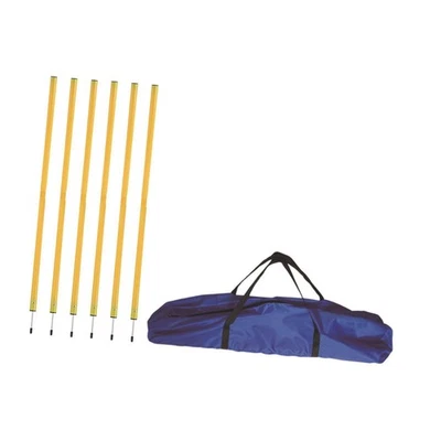 6 Pieces Football Agility Training Poles Soccer Practice Sticks Barrier Marking