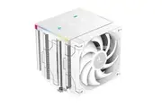 DeepCool AK620 Digital Pro White High Performance Dual Tower CPU Cooler, 6 Copper Heat Pipes, Dual FT12 SE FDB PWM Fan,IntelLGA2066/2011-v3/2011/1851/ R-AK620-WHAPMN-G