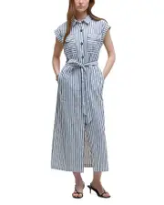 Barbour Abby Maxi Shirt Dress