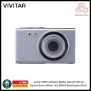 Vivitar 20MP Compact Digital Camera with 8x Optical Zoom (Silver) *AU STOCK*Free