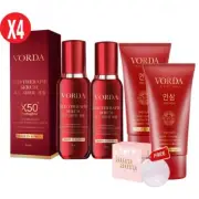 4X Vorda Red Therapy Serum Aura Sunscreen Reduce Melasma Freckles [Free Soap]