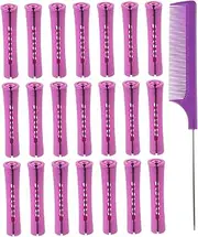 Sosoport Professional Hair Curling Tool Set 25 Pcs Hair Rollers Curling Bar Styling Kit Random Color
