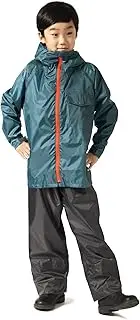 マック(Makku) Mac AS-7100 Rain Suit, Junior and Children, Moisture Permeability: 5,000 g/m2-24 HR, Water Pressure Resistance: 10,000 mm H2O, Hem Adjustment, Arm Roll, Reflective Piping, Back Breathability,