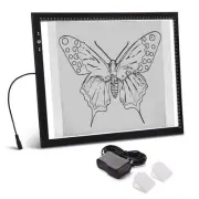 A3 Artist tracing Light Box Copy Table, 12V1A Adapter Power Dimmerable 6000 L...