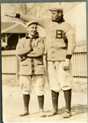 Maranville Shortstop Of The Boston Nationals, And Pitcher James, Who - Old Photo
