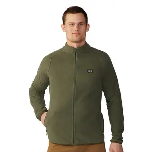 【Mountain Hardwear】Microchill Full Zip Jacket 保暖刷毛立領外套 男款 盛榆綠 #2048251