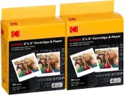 4PASS 7.5 x 7.5 cm Film Cartridge (60 Sheets) for KODAK Mini 3 Retro and Mini