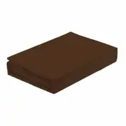 Chocolate 1000TC Egyptian Cotton Fitted Sheet Pillowcase Set - No Flat Sheet