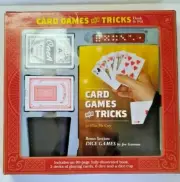 Card Games and Tricks Book & Kit With Cards 6 Die Dice Cup Mud Puddle New Sealed
