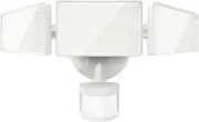 40W 4800LM LED Security Lights 3 Heads Motion Sensor Flood Light Outdoor IP65