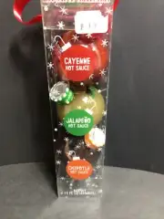 DangerZone hot sauce collection Ornament Shape Cayenne Jalapeño Chipotle BB 7/24