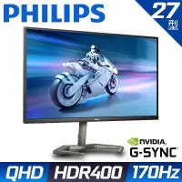 在飛比找PChome24h購物優惠-PHILIPS 27M1N5500Z4 HDR400電競螢幕