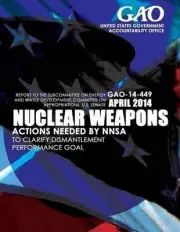 Nuclear Weapons Actions Needed by NNSA to Clarify Dismantlement Performance Goal