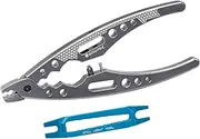 GOUPRC Aluminum Alloy Multi-Function Ball Head Pliers Shock Absorber Pliers Screw Pliers with Shock Absorber Wrench for 1/8 1/10 1/12 1/14 1/16 1/18 1/24 RC Car
