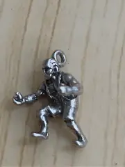 .925 Wrestler Sterling Silver Jewelry Charm #sports #wrestling