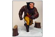 X-Men - Wolverine In Snow Resin Statue