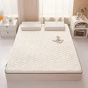 mattress mattress Japanese Futon - Folding Futon Mattress Double and Single Futon Bed Foldable and Rollable. Floor mattresses Quilted futon space-saving Bed (Color : B Size : 180x2