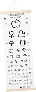 COHEALI Standard Eye Chart Vision Test Chart for Boys and Girls and Adults for Home School and Hospital Use