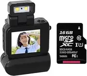 Veulrn New Monoreflexes Style Mini Camera CMOS with Flash Lamp and Battery Dock Portable Video Recorder DV 1080P