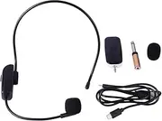 UPKOCH 1 Set Wireless Headset Microphone Uhf Wireless Microphone with Receiver Accessories Lightweight Voice Amplifier for Sound for Presentations Events