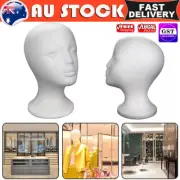 Female Mannequin Head Wigs Glasses Cap Display Holder Stand Practical Foam AU